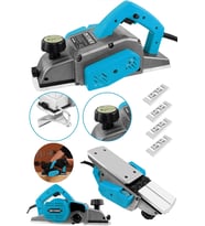 Steiner Alman 4200 W Bakır Sargı Metal Şanzıman Motor Korumalı Çift Bıçaklı Planya Rende Makinesi +