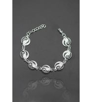Ying-Yang Model Telkari 925 Ayar Gümüş Bileklik 201023053