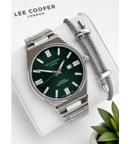 Lee Cooper 2 Yıl Garantili Takvimli Kadran Bileklik Hediyeli Erkek Kol Saati E8325.370