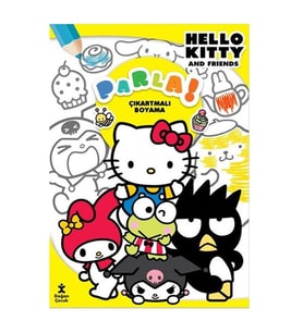 Hello Kitty and Friends - Parla! Çıkartmalı Boyama Doğan Çocuk