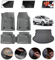 Hyundai İx35 Uyumlu Paspas Araca Özel Bagaj Havuzu MBS Gri