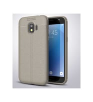 Samsung Galaxy J2 Pro 2018 Uyumlu Kılıf Zore Niss Silikon Kapak (Gri)