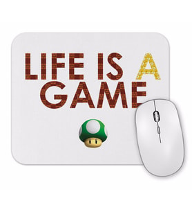 Life's A Game  Mario Mouse Pad
