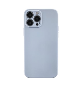 iPhone 13 Pro Max Kılıf Nano İçi Kadife Silikon - Sky Blue