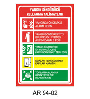 İŞ GÜVENLİĞİ UYARI LEVHASI 1 ADET PVC 21 X 29CM