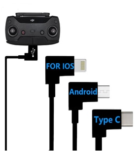 Djı Mavic, Spark, Phantom Kumanda Telefon Görüntü Aktarma Kablosu TYPE C