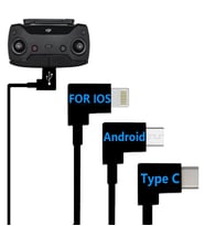 Djı Mavic, Spark, Phantom Kumanda Telefon Görüntü Aktarma Kablosu TYPE C