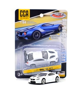 CCA Premium Series BMW M6 GT3 Beyaz 1/64 Model Araba