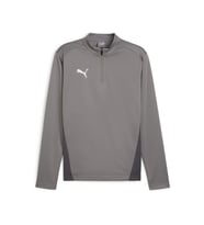 Puma Teamgoal Training 1/4 Zip To Erkek Futbol Uzun Kollu Antrenman Tişörtü 65862913 Gri