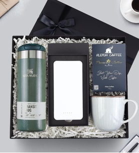 Stanley Termos & Powerbank & Filtre Kahve & Kupa Premium Hediye Seti