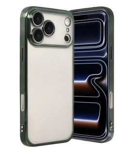 iPhone 17 Pro Razer Lensli Silikon - Yeşil