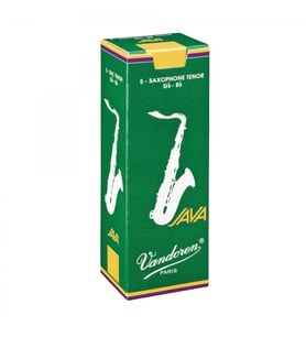 Vandoren SR272 Java Green Tenor Saksafon Kamışı No: 2.0 (Profesyonel/Caz) - 5'li Paket  Yeşil Kutu, Caz ve Modern Müzik İçin Dünya Standardı
