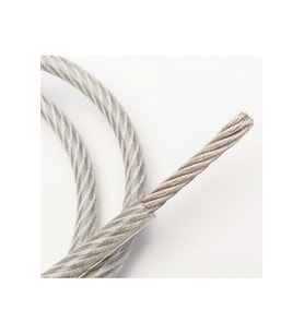 Şeffaf Izoleli Çelik Halat 2-3 mm 50 Metre  (Çok Renkli)