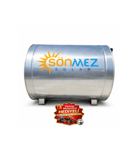 Silindirik Galvaniz 1 TONLUK Soğuk Su Deposu (Güneş Enerjisine UYUMLU)