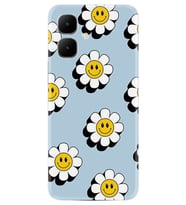 Infinix Smart 10 Kılıf Boutique Baskılı Resimli Gülen Papatyalar Pcode -023