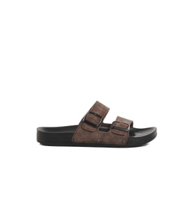 Pierre Cardin Kahve Nubuk Erkek Terlik PC-7241 M (Çok Renkli)
