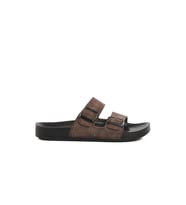 Pierre Cardin Kahve Nubuk Erkek Terlik PC-7241 M (Çok Renkli)