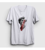 Presmono Unisex Beyaz David Davut Michelangelo T-Shirt 427363tt