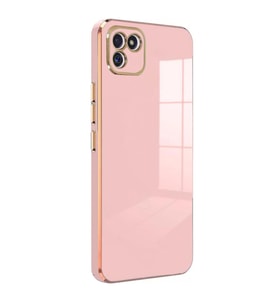 Microsonic Realme C11 Kılıf Olive Plated Siyah (Pembe)