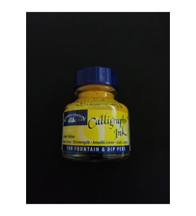 Winsor & Newton Kaligrafi Mürekkebi 30 Ml Lemon Yellow (Çok Renkli)