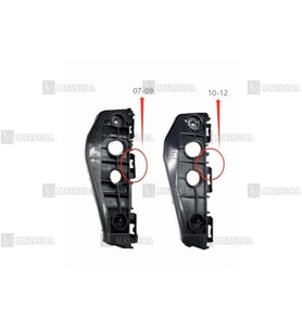 TOYOTA COROLLA SOL ÖN TAMPON BRAKETİ 2007-2012 52116-12420-MTS