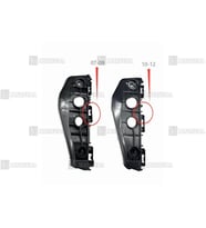 TOYOTA COROLLA SOL ÖN TAMPON BRAKETİ 2007-2012 52116-12420-MTS