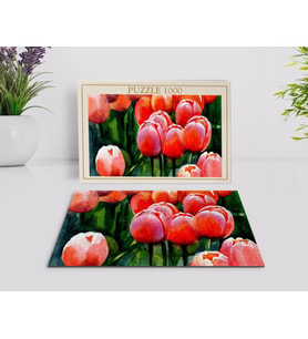 BK Home Yağlıboya Tasarımlı 1000 Parça Profesyonel Puzzle-18