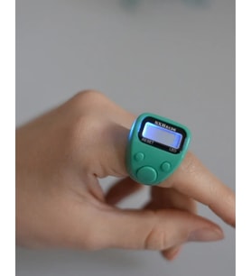 Mini Işıklı Zikirmatik Yeşil