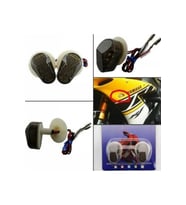 YAMAHA R6- R1 - R25 GÖMME SİNYAL FÜME CAM ( SARI YANAR ) ARASMOTO (Siyah)