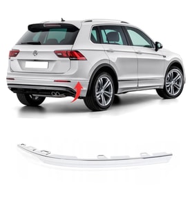 Tiguan R Line Sağ Arka Tampon Köşe Kromu2017 5Na853842 2Zz