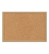 Ahşap Çerçeveli Mantar Pano 30x45cm 5li Paket