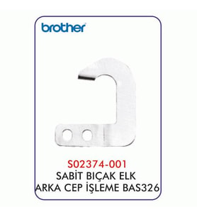 BAS326 Elektronik Arka Cep İşleme Sabit Bıçak
