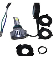 Motorsiklet M3 Cob Led Zenon 4000L Beyaz Carub 12-80Volt 40Watt