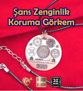 Miss TBee 🙏Şans Zenginlik Koruma Görkem Tılsımı Saf Bakır Kolye (10)