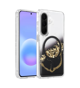 Onegif Samsung Galaxy A37 5g Lotus Simli Magsafe Kapak - Siyah