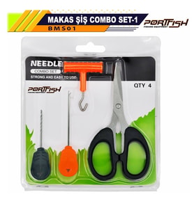 Portfish Boili Makas Şiş Combo Seti 4 lü