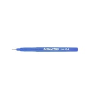 Artline İnce Uçlu Yazı Ve Çizim Kalemi Fineliner 0.4 MM Koyu Royal Mavi EK-200 12 Li (1 Paket 12 Adet) (Karışık)