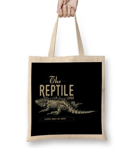 The Reptile Lover Bez Çanta Uzun Saplı