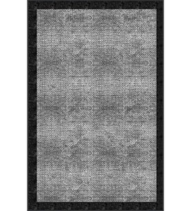 Eliana Home Baskılı, Yıkanabilir Kaymaz Taban Salon Halısı LNA0084-SD873 100x150 cm (Siyah)