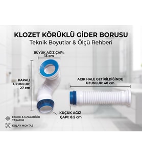 Körüklü Klozet Kadası