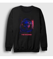 Presmono Unisex Siyah Astronaut The Weeknd Sweatshirt