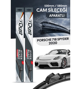 Porsche 718 Spyder 2020-2020 Uyumlu Silecek Takımı 530MM/580MM S13