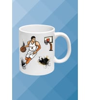 Basketboll Temalı Basket Sever Kupa Bardak Çay Kahve Fincanı-1