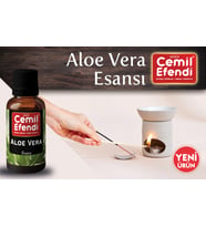Cemilefendi Uçucu Yağ Aloe Vera Esans Tütsü, Buhurdanlık 10 ML