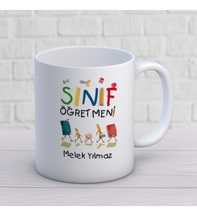 Kişiye Özel Meslek Sınf Öğretmeni Hediyelik Kupa barda