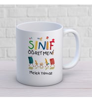 Kişiye Özel Meslek Sınf Öğretmeni Hediyelik Kupa barda