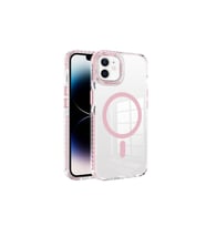 Apple iPhone 11 Uyumlu Kılıf M-safe Şarj Özellikli Airbagli Takılabilir Askı Aparatlı Zore Nana Kapak (Pembe)