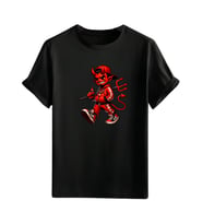 Animasyon Görselli  Unisex (Tshirt) Tişört (Siyah)