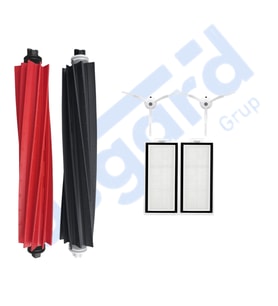 ROBOROCK Q5, Q5+, Q5 PRO,Q5 PRO+ UYUMLU 1 Ana Fırça 2 Yan Fırça 2 Filtre PKT-iasgf0000464