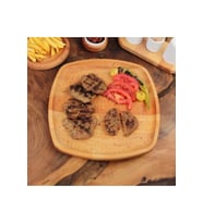 Kenzwood ahşap sunum tabağı kyn ebi pide köfte hamburger sunum tabak servis